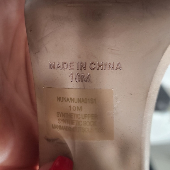 STEVE MADDEN Nuna Spikey Stiletto Heels nude Rainbow 10 - Picture 7 of 7